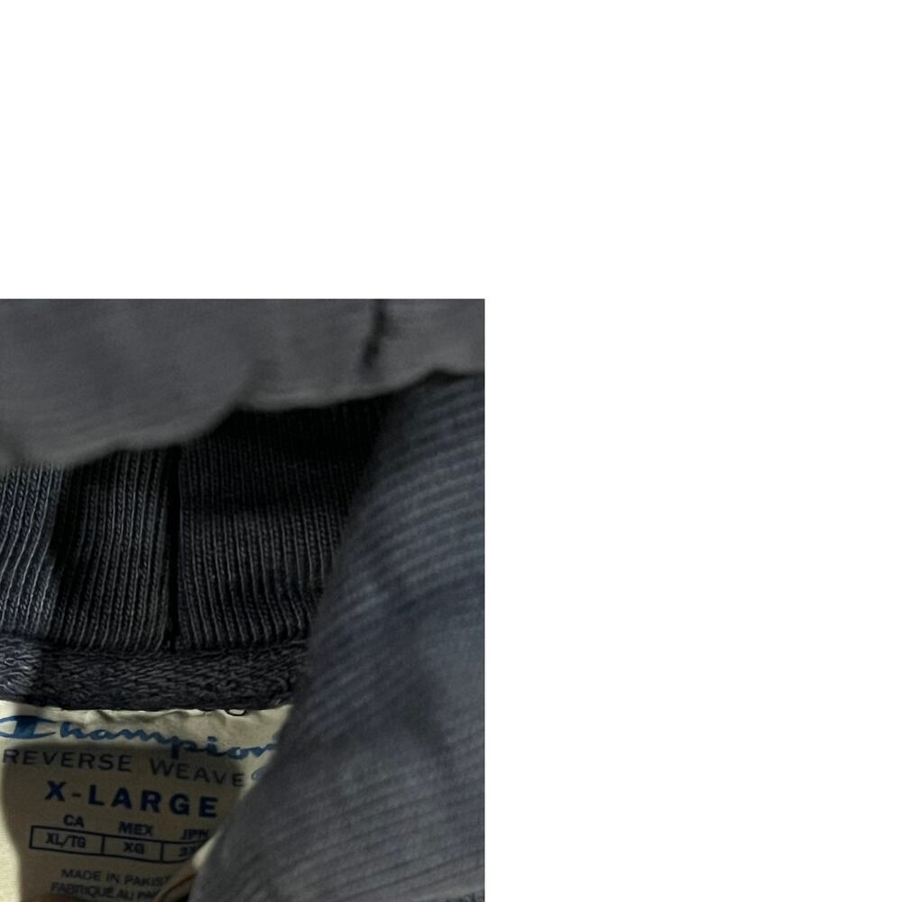 Champion Black Gray Pullover Hoodie Mens XL - Picture 3 of 3